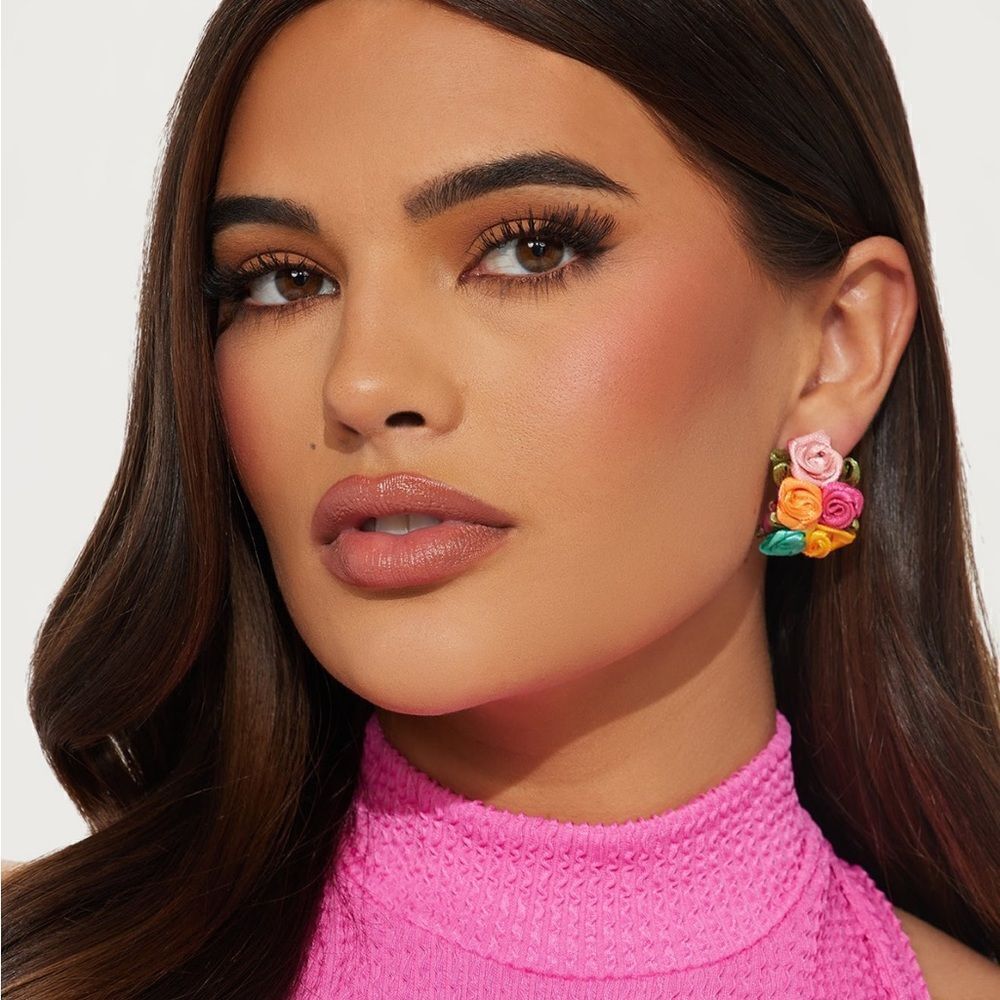 Bohemian flower earrings M273
